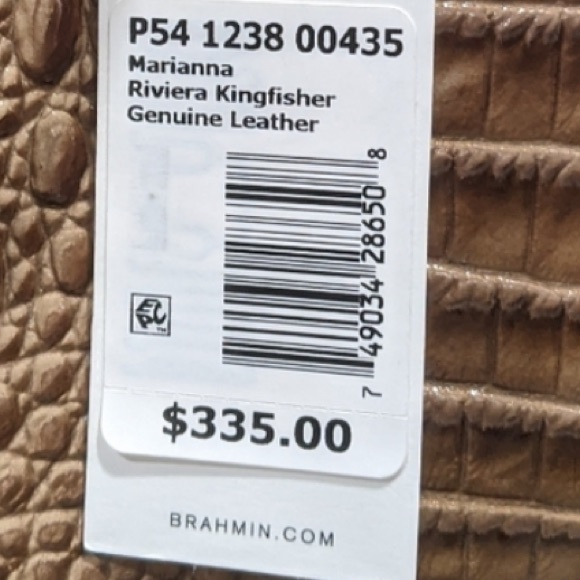 New Brahmin Marianna Riviera Kingfisher Purse - Picture 13 of 14